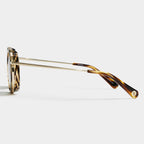 Chillwave – Brushed Gold Tortoise / Green
