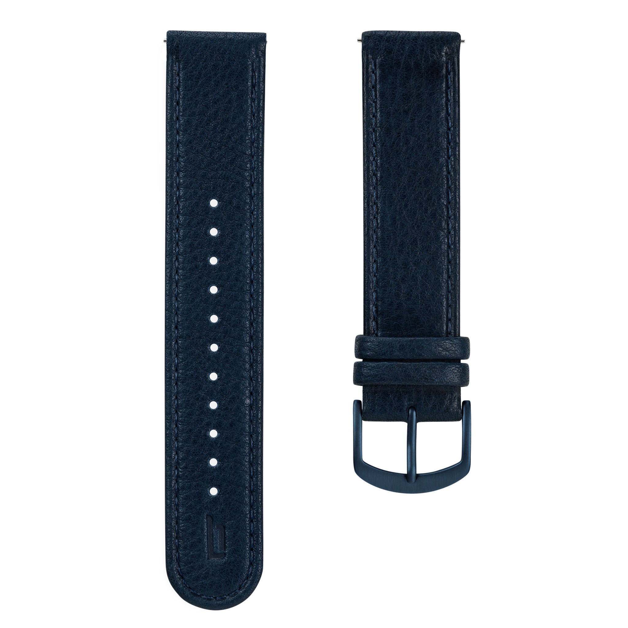 Leather Dark blue Brushed - Lilienthal Berlin