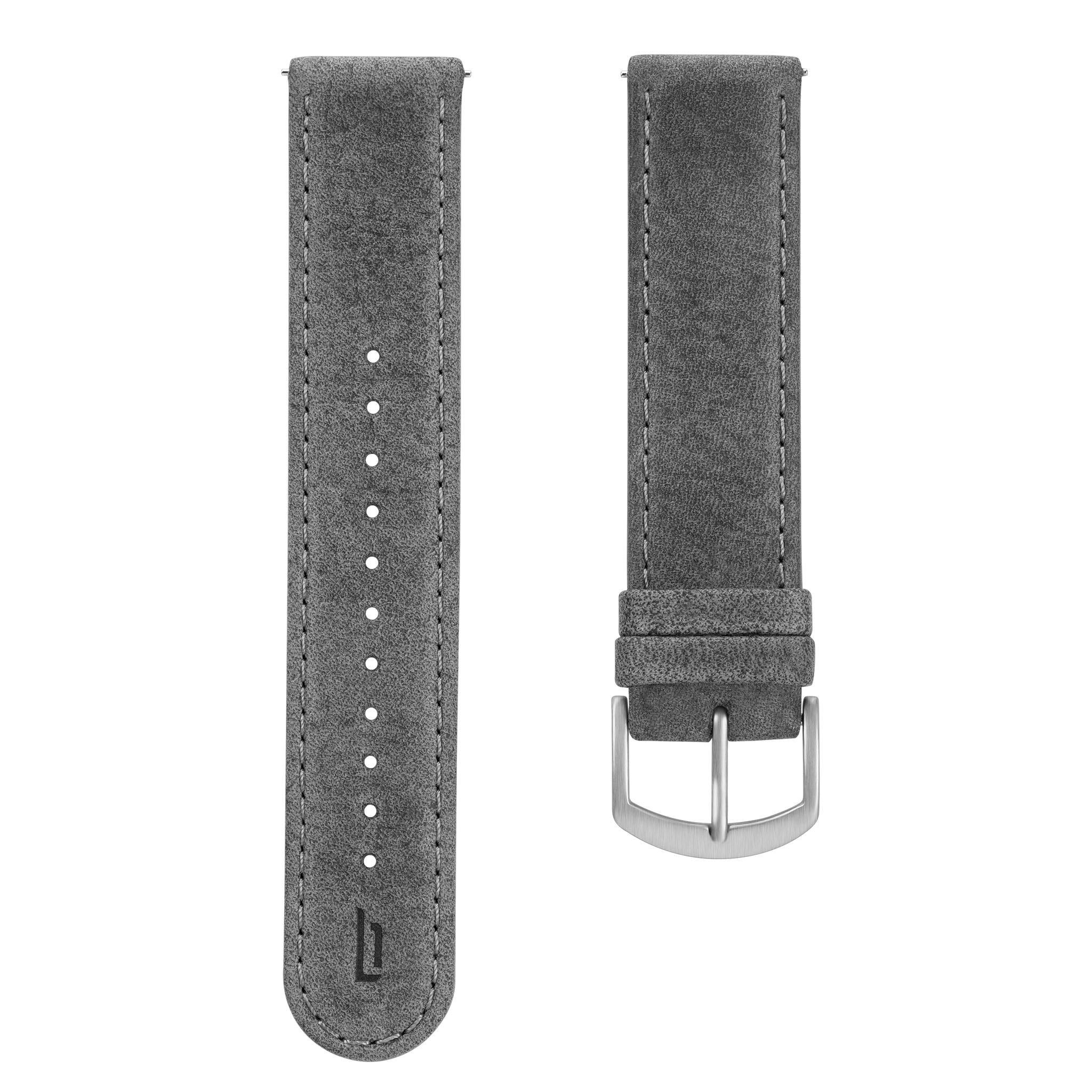 Leather Gray Brushed - Lilienthal Berlin