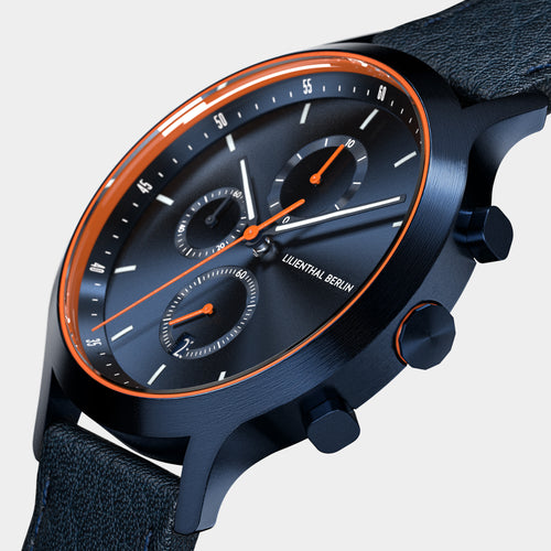 Chronograph – Blue Orange
