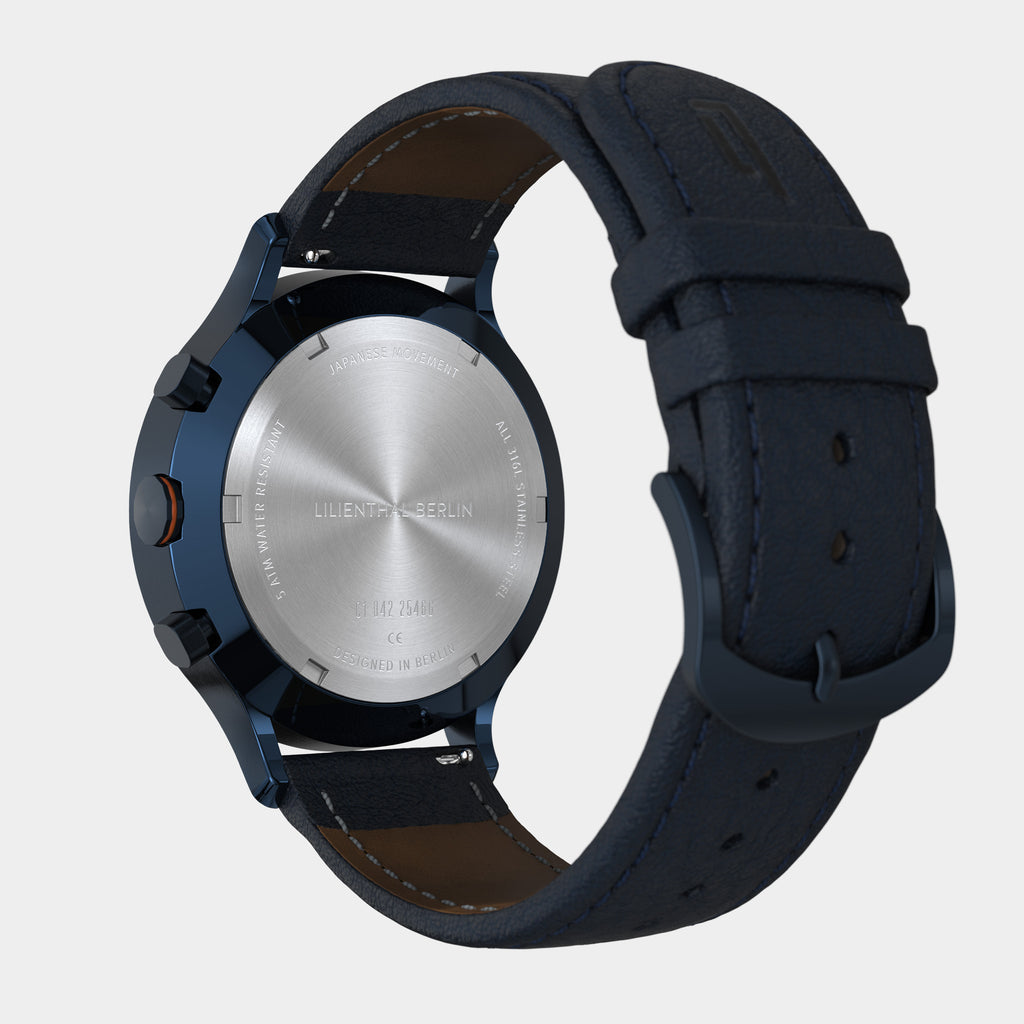 Chronograph – Blue Orange
