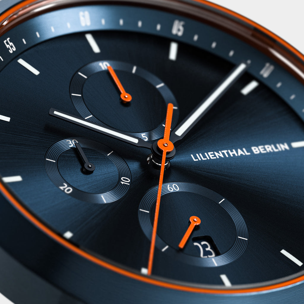 Chronograph – Blue Orange