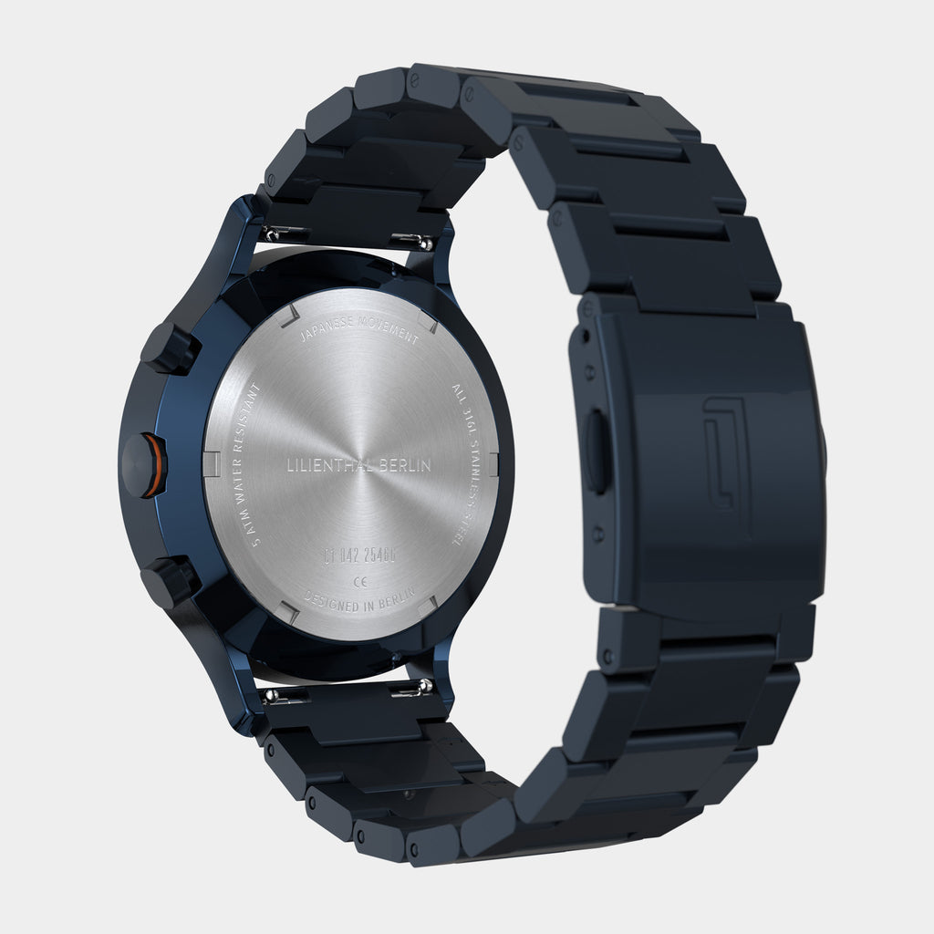 Chronograph – Blue Orange