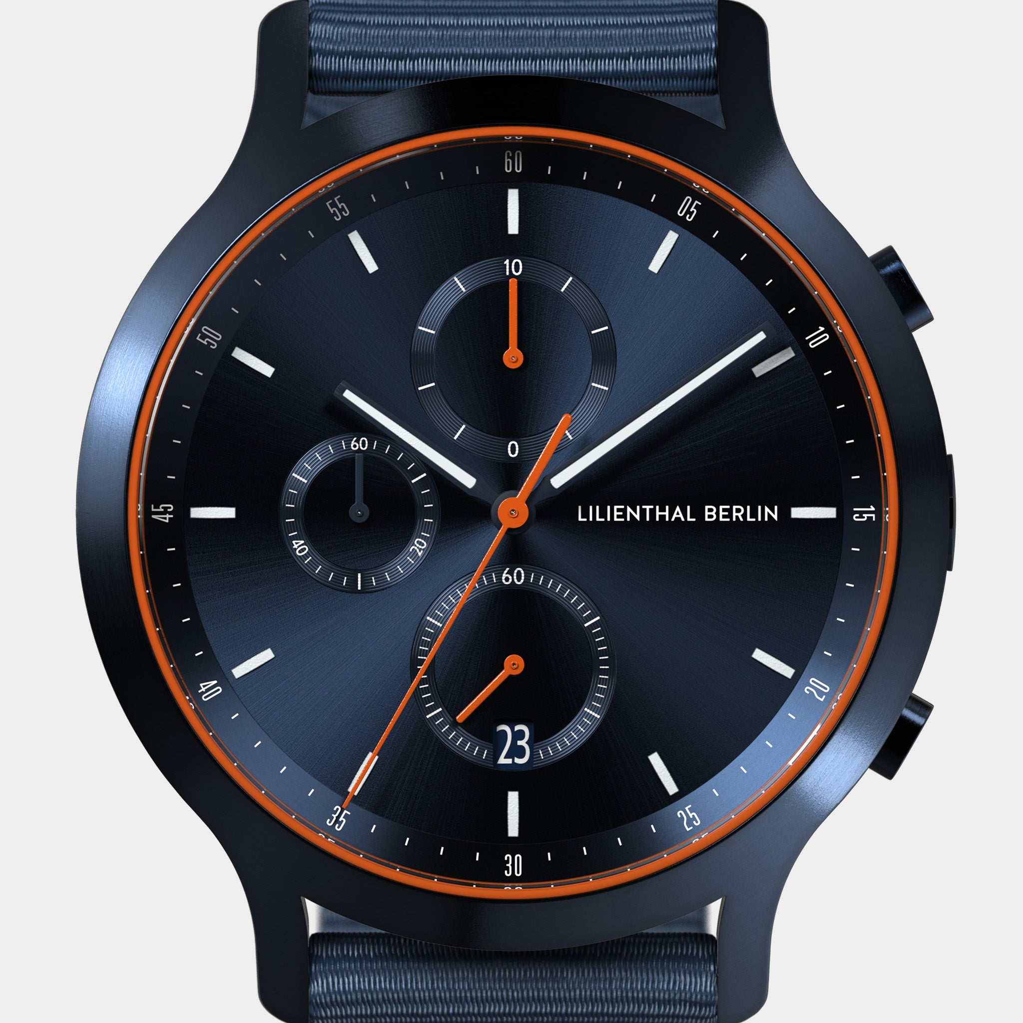 Chronograph – Blue Orange