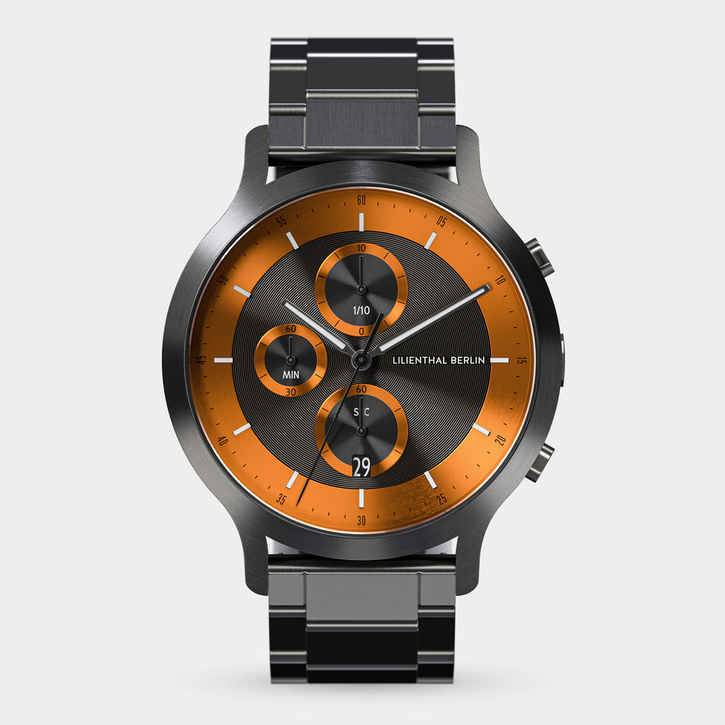 Chronograph LP – Dark Silver Orange
