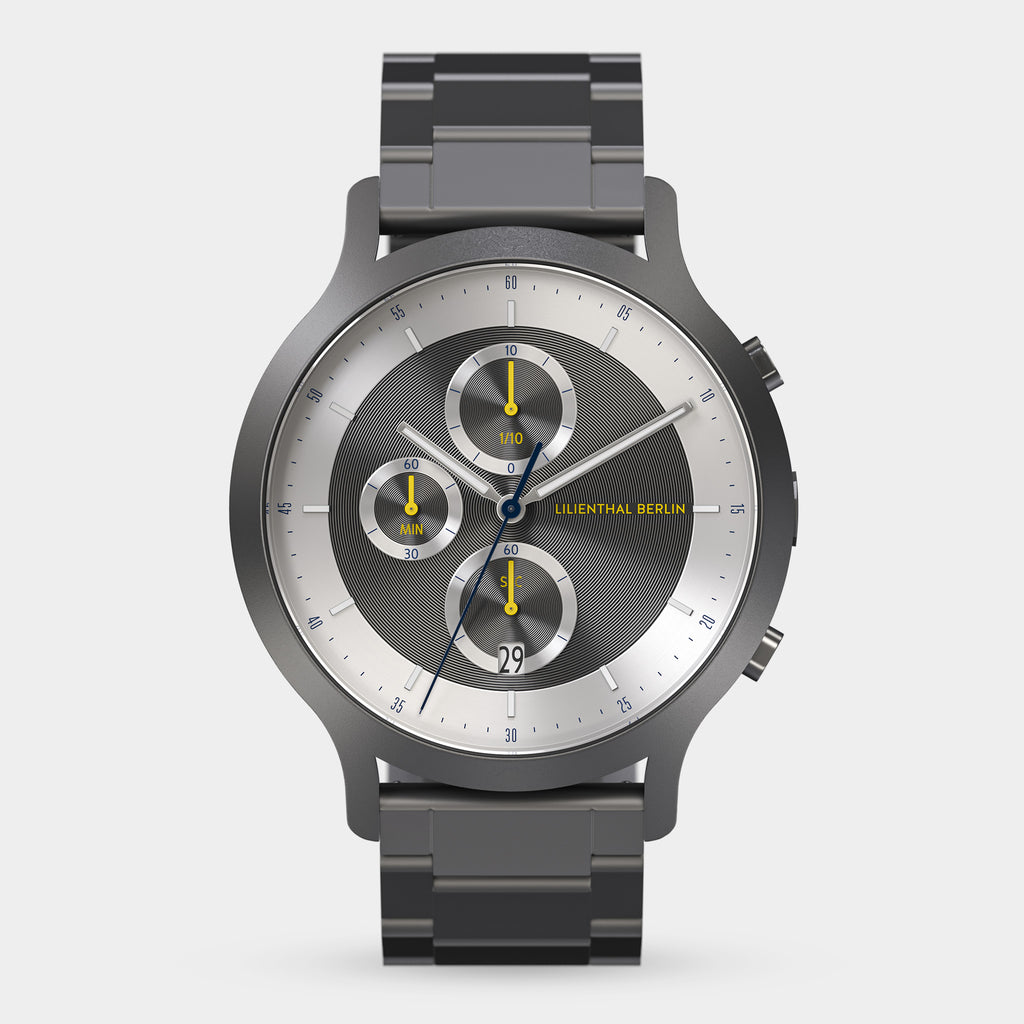 Chronograph LP – Dark Silver White