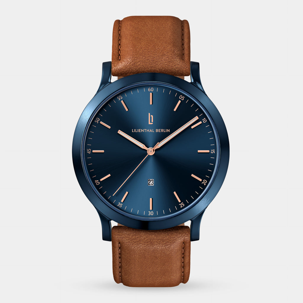 Huxley Blue Rose Gold - Lilienthal Berlin