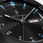 Neolux Day Date – Black Blue