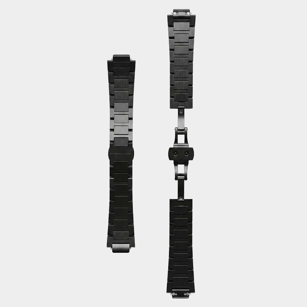 Stainless Steel Strap – Black Polished