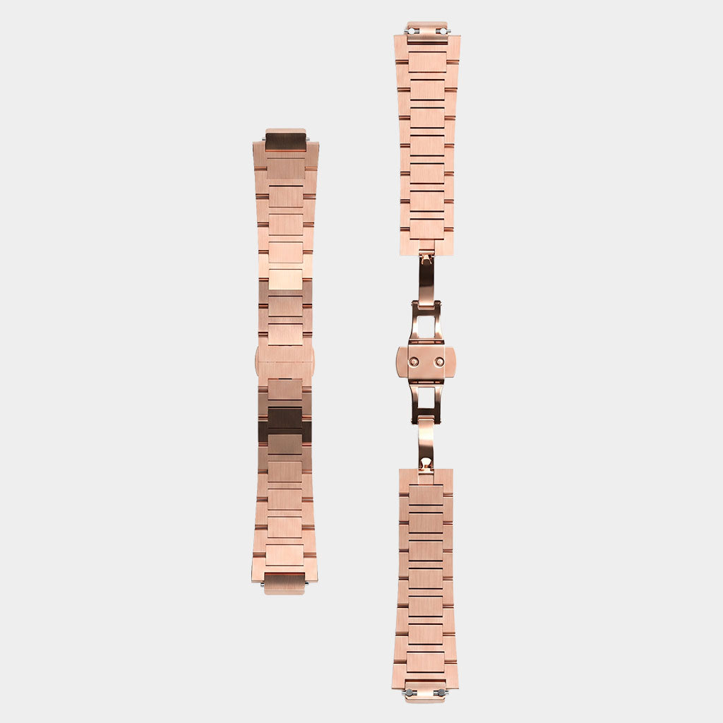 Stainless Steel Strap – Rose Gold Plated