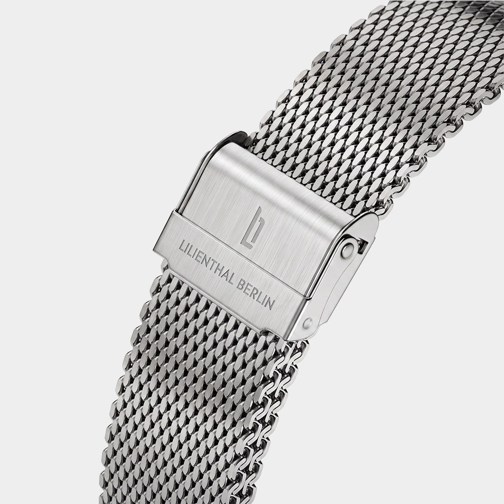 Mesh Strap – Silver Brushed