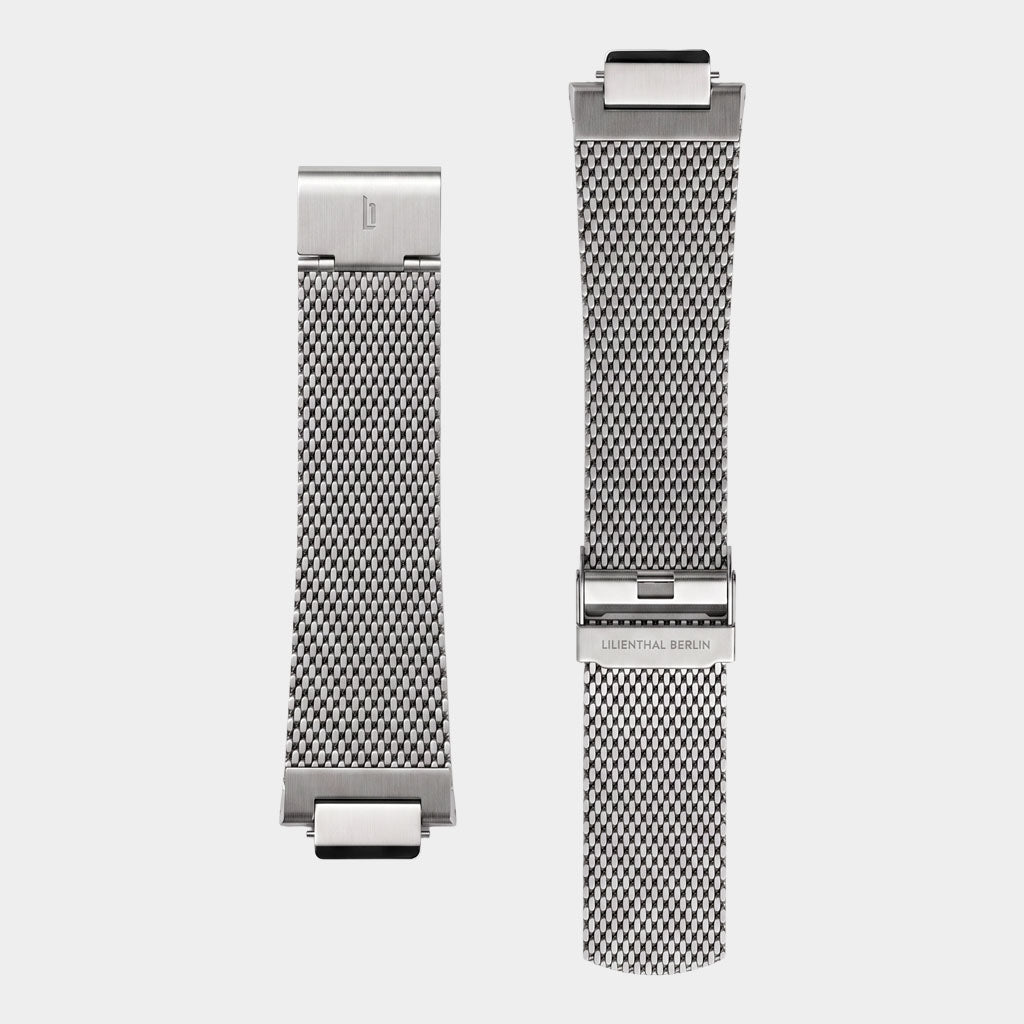 Mesh Strap – Silver Brushed