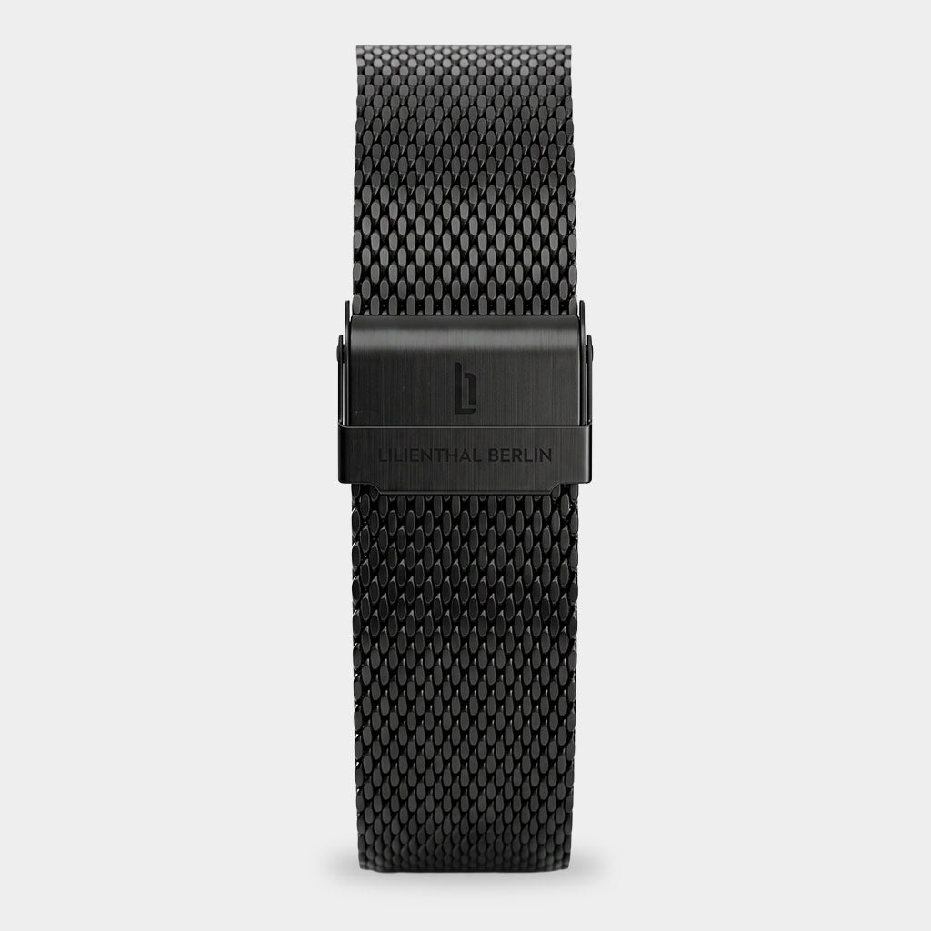 Mesh Strap – Black Brushed