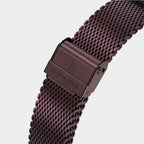 Mesh Strap – Burgundy Brushed