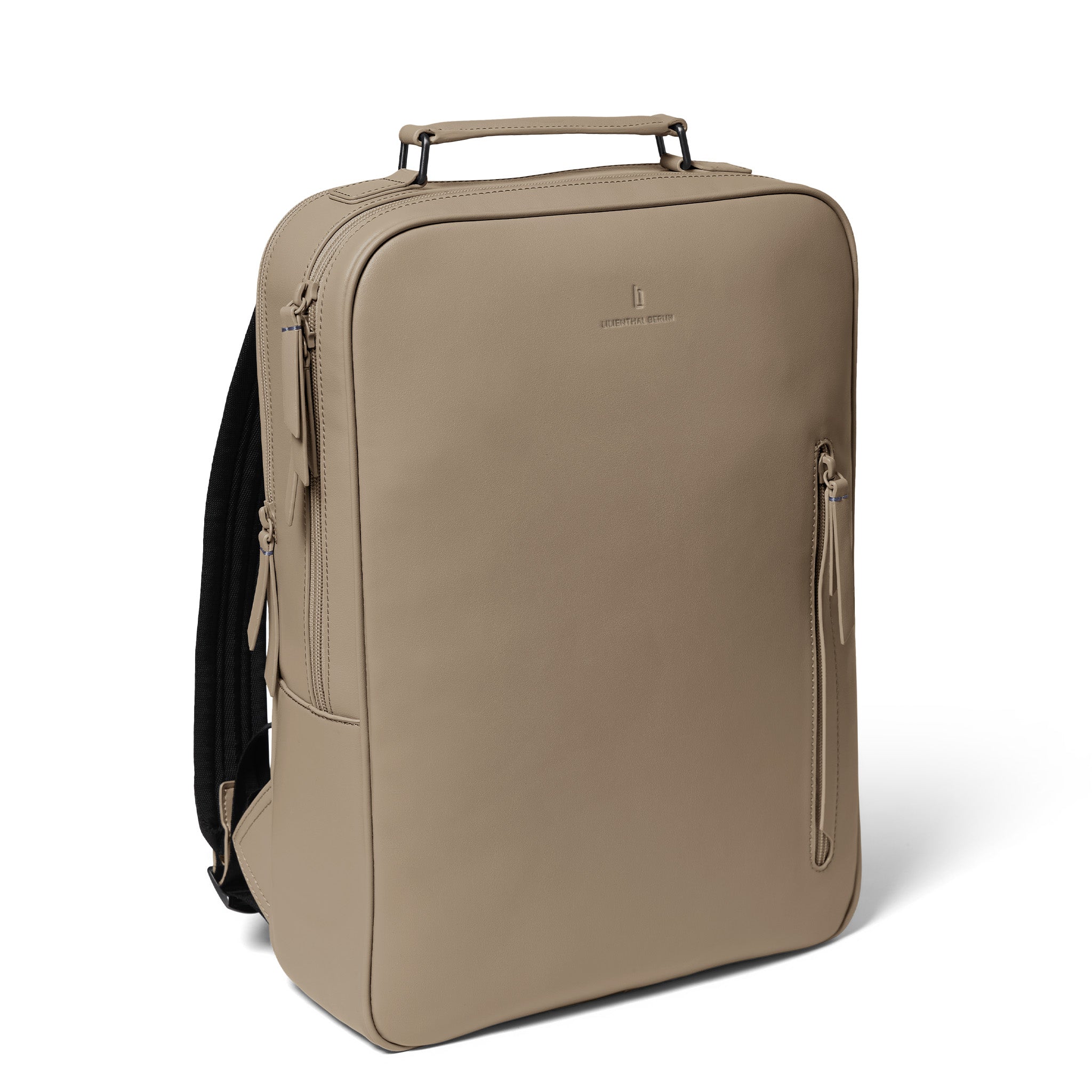 Minimalist Backpack Cactus Leather Sand - Lilienthal Berlin