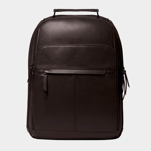 Essential Backpack Cactus Leather Black - Lilienthal Berlin