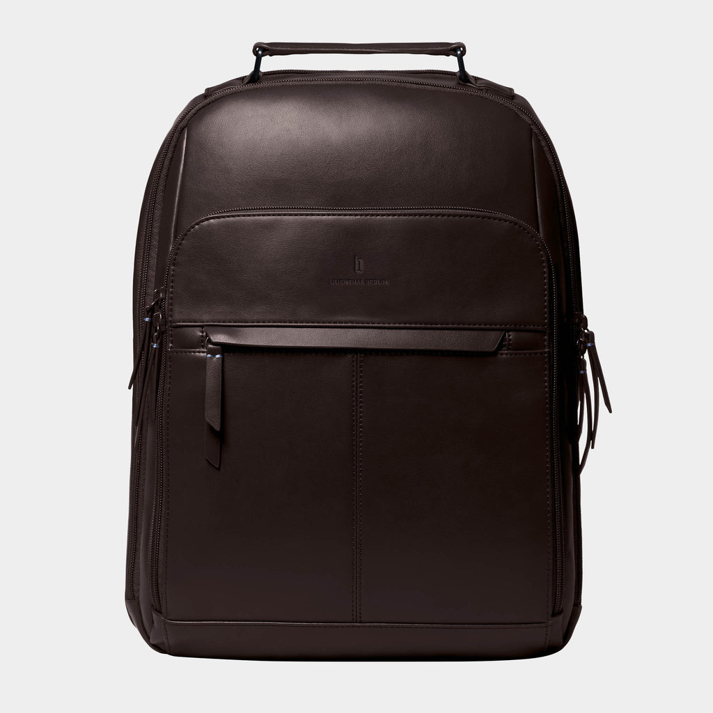 Essential Backpack Cactus Leather Black - Lilienthal Berlin