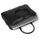 Classic Briefcase Cactus Leather Black - Lilienthal Berlin