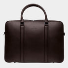 Classic Briefcase Cactus Leather Dark Brown - Lilienthal Berlin