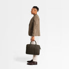 Classic Briefcase Cactus Leather Khaki - Lilienthal Berlin