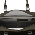 Classic Briefcase Cactus Leather Khaki - Lilienthal Berlin