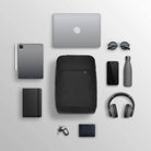 Urbaneer 3-in-1 Daypack Recycled Polyester Black - Lilienthal Berlin