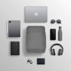 Urbaneer 3-in-1 Daypack Recycled Polyester Charcoal - Lilienthal Berlin