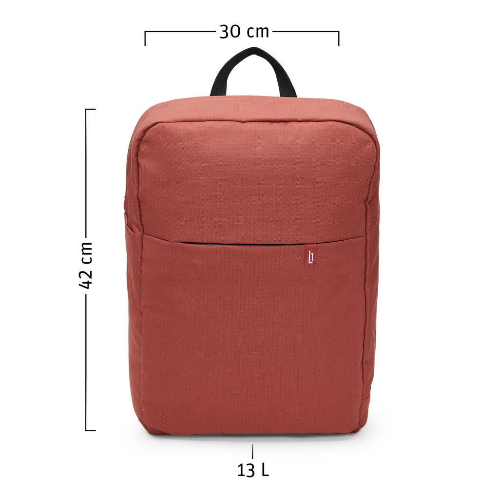 Urbaneer 3-in-1 Daypack Recycled Polyester Brick - Lilienthal Berlin