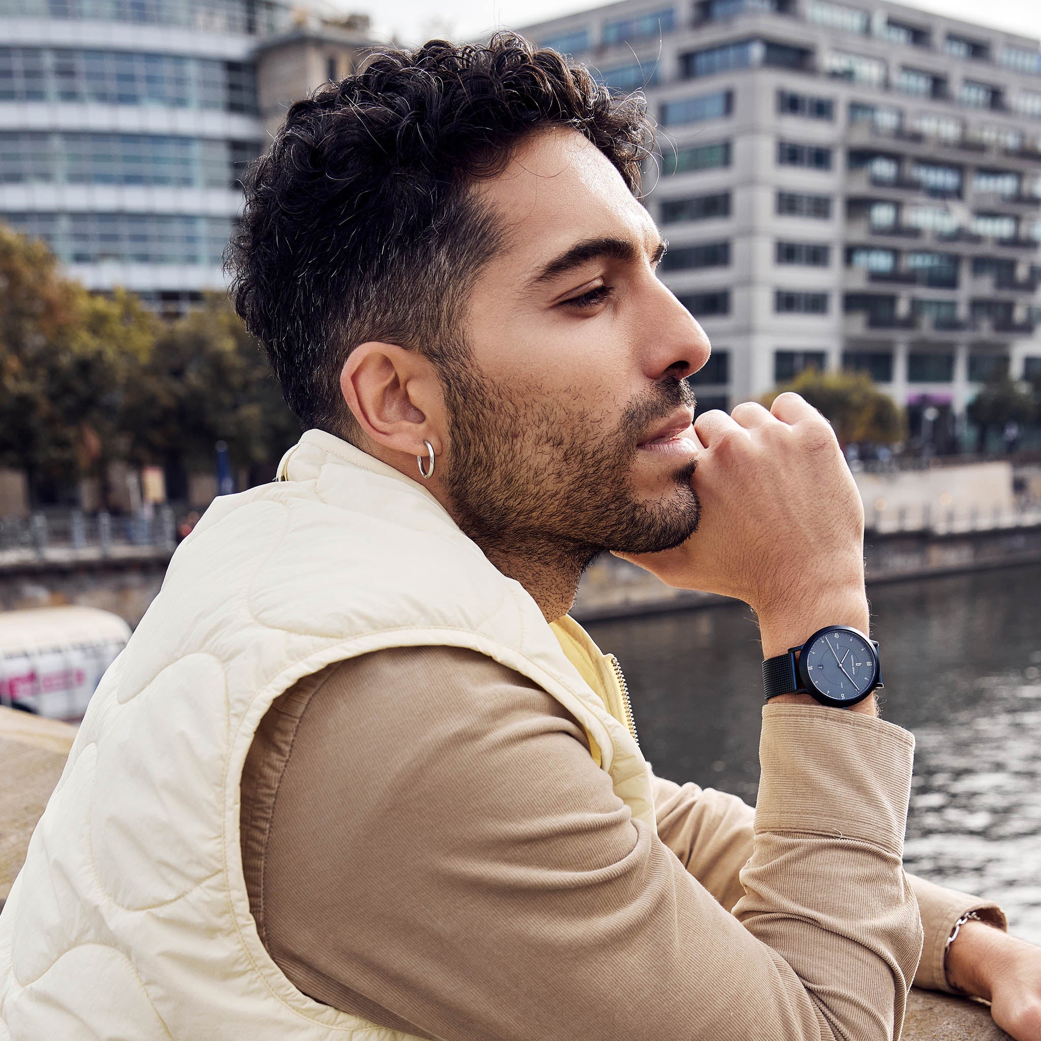 アクア・ケントルム og クルセイドシステム MP Watch – Zeitgeist Automatik Blue – Stainless Steel | Lilienthal Berlin