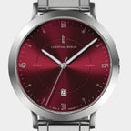 Zeitgeist Automatik – Silver Bordeaux