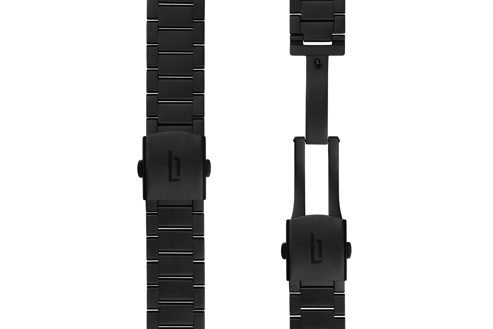 | - | | Konfigurator Lilienthal Berlin Armband Schwarz Edelstahl Armband Armbänder Preisgekrönte Designs