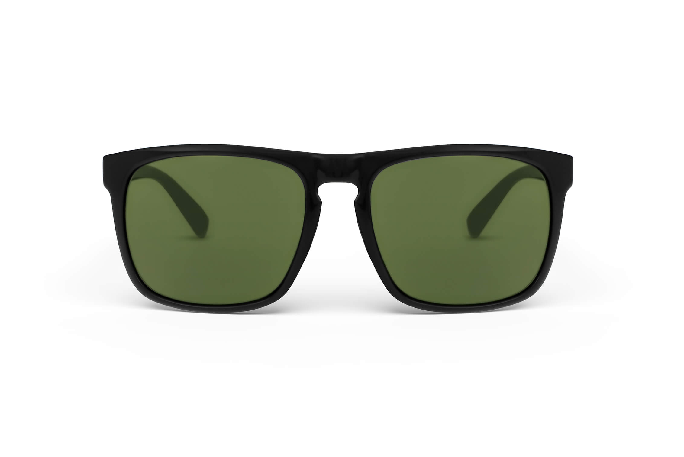 Sonnenbrille Tempelhofer Black Glossy Green Preisgekrönte Berlin | Lilienthal - Designs